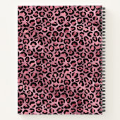 Roze Notitieboek voor rond afdrukken (Achterkant)