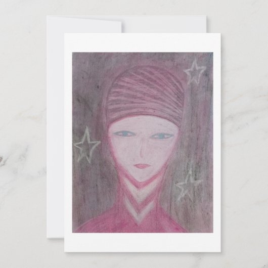 Roze Notitiekaartje (Voorkant)