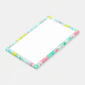 Roze notities van de luis post-it® notes (Schuin)