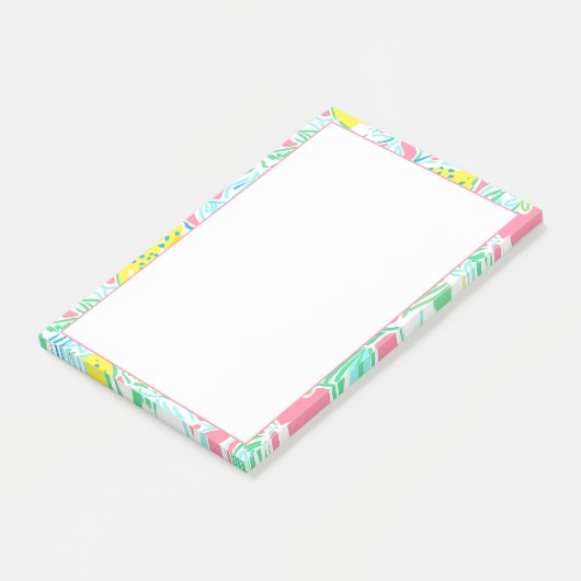 Roze notities van de luis post-it® notes (Schuin)