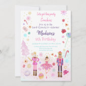 Roze nuffer Land van zoet Kaart (Voorkant)