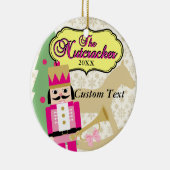 Roze Nutkraker Ballet Keramisch Ornament (Rechts)