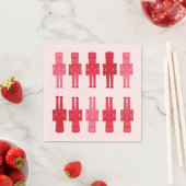 Roze Nutkraker Cocktail Napkin Servet (Insitu)