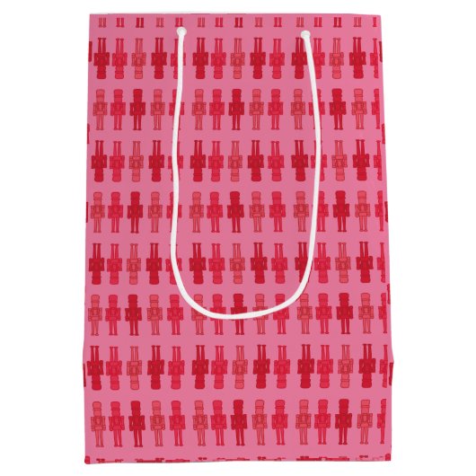Roze Nutkraker Gift Bag Medium Cadeauzakje (Achterkant)