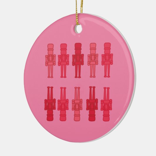 Roze Nutkraker Ornament (Links)