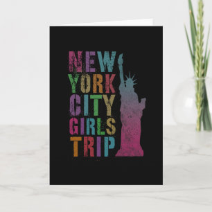 Roze Nyc Meidenreis New York City Zomer Beste Vrie Kaart