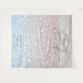 Roze Oceaan Glanzend Water Foto Requisiet Wandkleed (Voorkant (horizontaal))