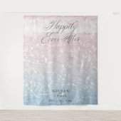 Roze Oceaan Glanzend Water Foto Requisiet Wandkleed (Voorkant)