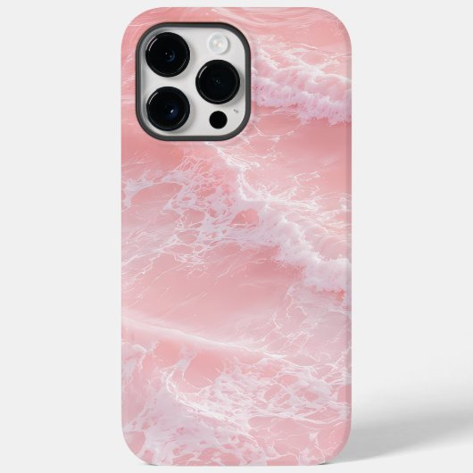 Roze Oceaangolven Blozen Case-Mate iPhone Case (Achterkant)