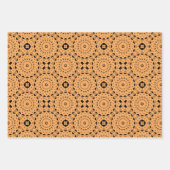 Roze Ochre Paarse Cool Moroccan mozaïekpatronen Inpakpapier Vel (Voorkant 2)