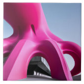 Roze Octo-Architecture Tegel Tegeltje (Voorkant)