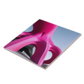 Roze Octo-Architecture Tegel Tegeltje (Zijkant)