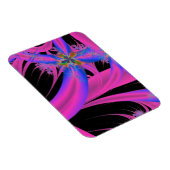 Roze octopus Abstract Magneet (Rechterzijde)