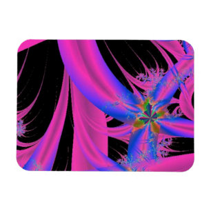 Roze octopus Abstract Magneet