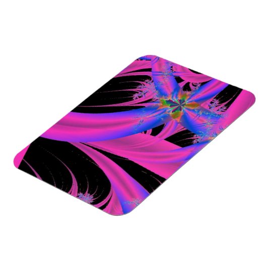 Roze octopus Abstract Magneet (Linkerzijde)