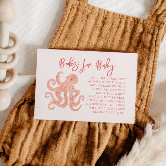 Roze Octopus Boek Aanvraag Informatiekaartje