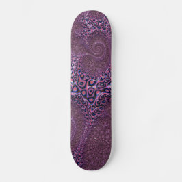 Roze octopus Fractal Abstract Persoonlijk Skateboard