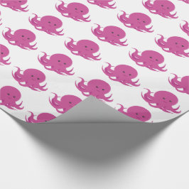 Roze octopus | Inpakpapier