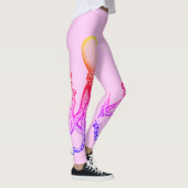 Roze Octopus Leggings (Rechts)