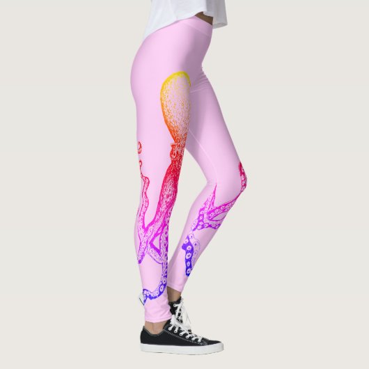 Roze Octopus Leggings (Rechts)
