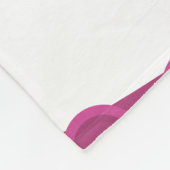 Roze Octopus Naam Milestone Fleece Deken (Hoek)