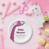 Roze octopus | Papieren Borden Bordje (Feest)