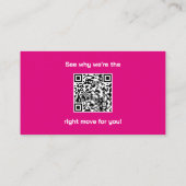 Roze Octopus  Visitekaartje (Achterkant)