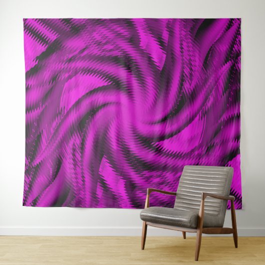 Roze octopus..... wandkleed (In Situ (horizontaal))