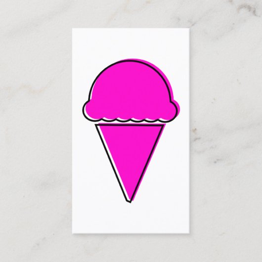 roze oddRex-ijskaartstempelkaart Klantenkaartje (Voorkant)