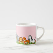 Roze Oerwoud Baby's Espresso Mok (Rechts)