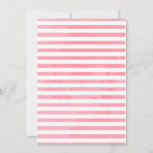 Roze Oerwoud Safari Baby shower Kaart (Achterkant)