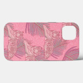 Roze Oerwoud tijgerpatroon Case-Mate iPhone Case (Achterkant (horizontaal))