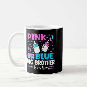 Roze Of Blau Grote Broer Houdt Van Geslacht Reveal Koffiemok