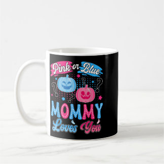 Roze Of Blau Mama Houdt Van Halloween Geslacht Rev Koffiemok