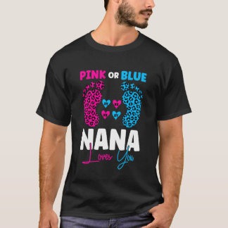 Roze Of Blau Nana Loves You - Baby Geslacht Openba T-shirt