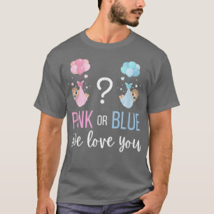 Roze of blauw Baby T-shirt