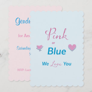 Roze of Blauw Geslacht Kaart