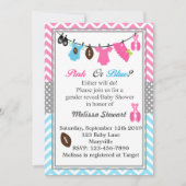 Roze of Blauw Geslacht Kaart (Voorkant)