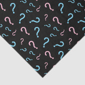 Roze of Blauw Geslacht onthullen Zwarte Weefselpap Tissuepapier (Detail)