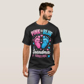 Roze of blauw geslacht onthult oma t-shirt (Voorkant volledig)