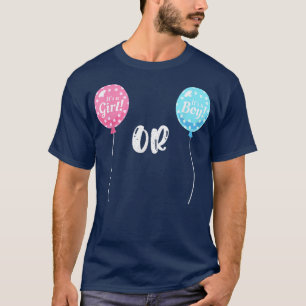 Roze of Blauw Geslacht T-shirt