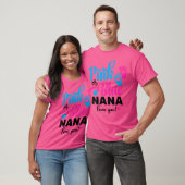 Roze of blauw Nana Loves You Geslacht onthullen Ba T-shirt (Unisex)