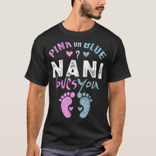 Roze of Blauw Nani Loves You Oma voor Opa T-shirt