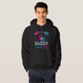 Roze of blauw, papa houdt van je hoodie (Voorkant volledig)