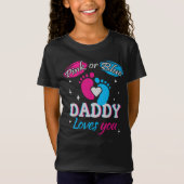 Roze of blauw, papa houdt van je t-shirt (Voorkant)