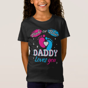 Roze of blauw, papa houdt van je t-shirt