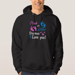 Roze of Blauw stiefmoeder houdt van je Geslacht on Hoodie