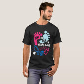 Roze of blauw van uw Nana houdt van genderonthulli T-shirt (Voorkant volledig)