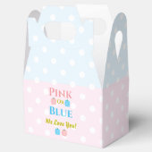 Roze of blauw, we houden van je! Geslacht Bedankdoosjes (Geopend)