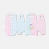 Roze of blauw, we houden van je! Geslacht Bedankdoosjes (Uitgevouwen)